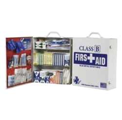 Class-B First Aid Kit - 3 Shelf Metal Cabinet