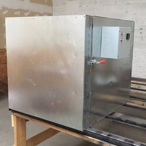 Adjustable Interior Space 6x6x12 Electric Powder Coating Oven