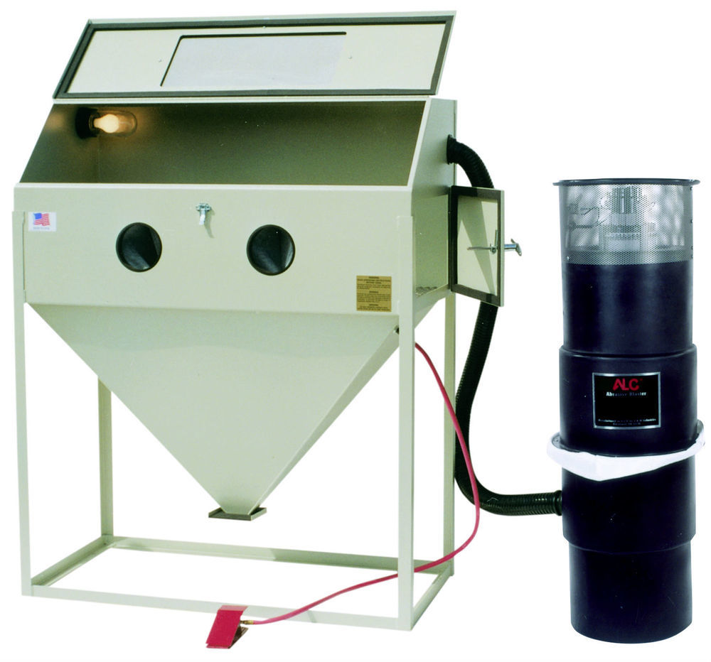 Steel Blast Cabinet with Foot Pedal