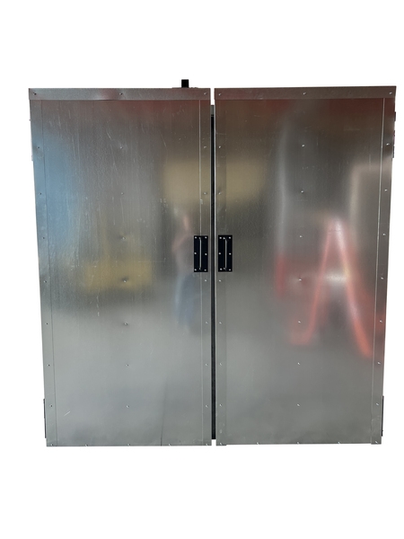 10' X 10' X 20' Gas Industrial  Powder Coat Curing Oven - Welded Tube Steel Frame