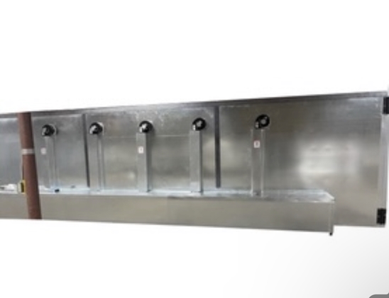10' X 10' X 24' Gas Industrial  Powder Coat Curing Oven - Welded Tube Steel Frame