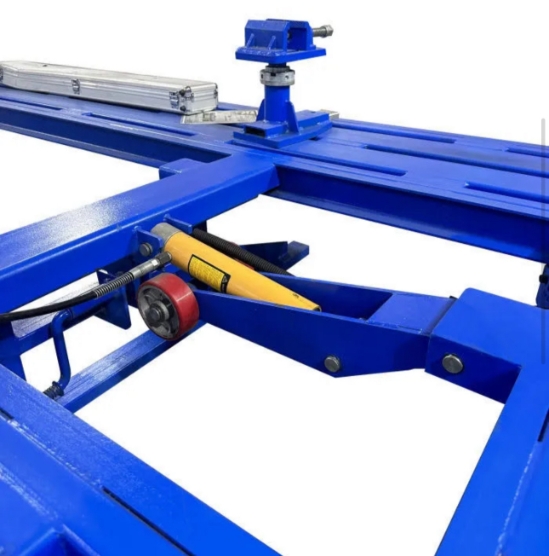 18 Ft Frame Straightener | Drive-On Tubular Steel Deck | Creative Coating Solutions