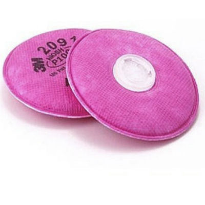 3M 2091 Replacement Respirator Cartridge For Full Face And Half Mask (2 pk)