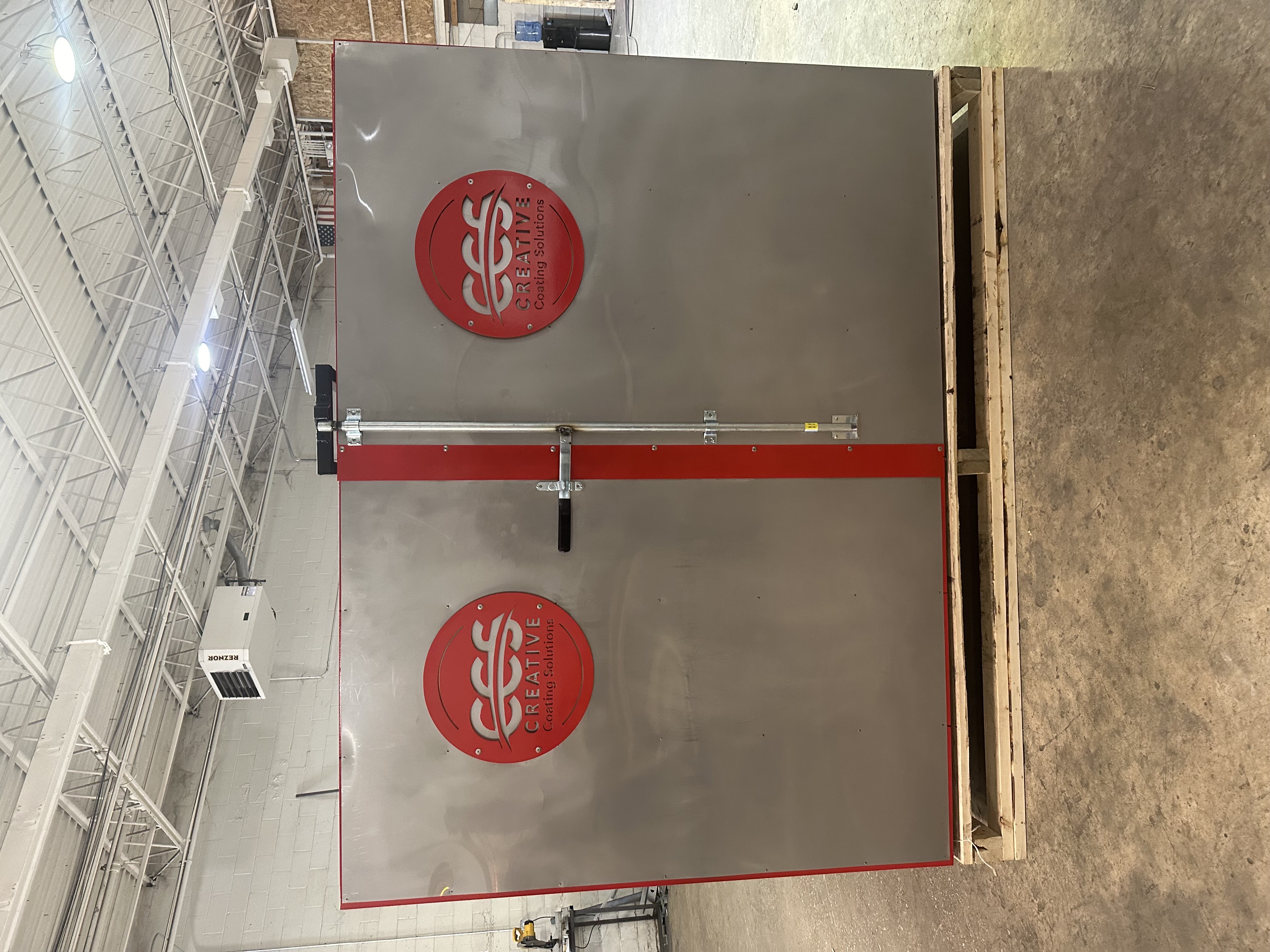 4' X 4' X 6' Gas Fired Industrial Powder Coat Curing Oven - Creative Coating Solutions