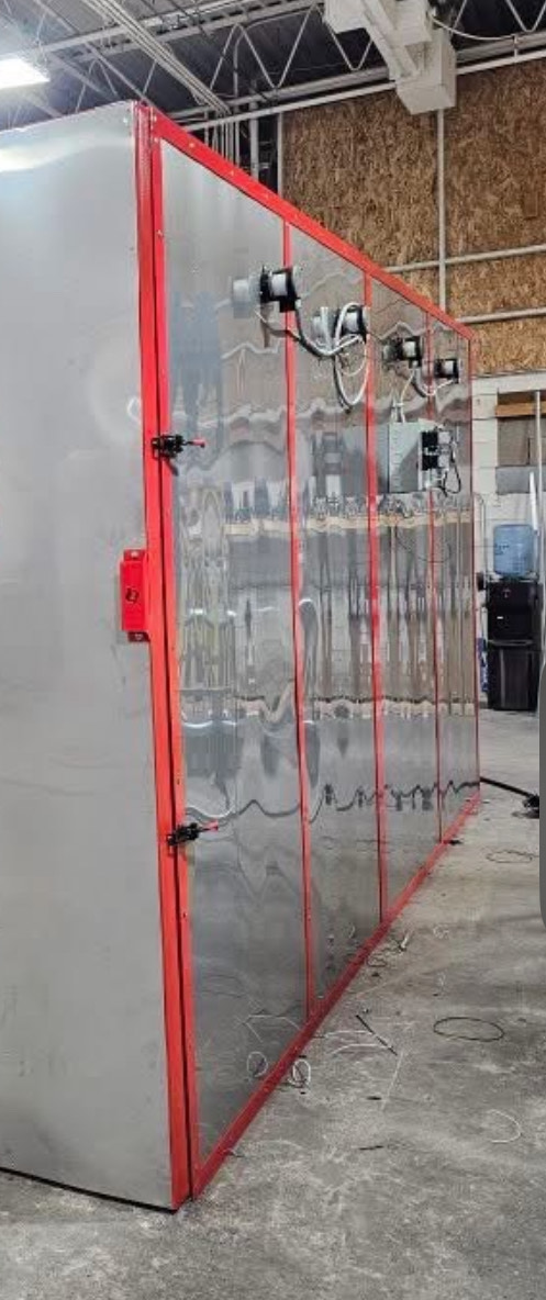 4' X 4' X 6' Gas Fired Industrial Powder Coat Curing Oven - Creative Coating Solutions
