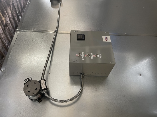 4' X 4' X 6' Gas Powder Coat Curing Oven