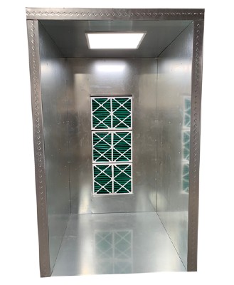 4'x4'x7' Economy Powder Coat Spray Enclosure - Professional Spray Booth