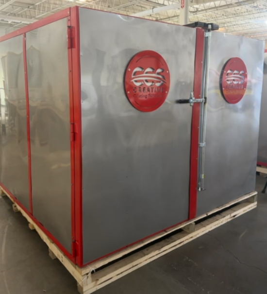 5' X 5' X 6' Gas Fired Industrial Powder Coat Curing Oven - Creative Coating Solutions