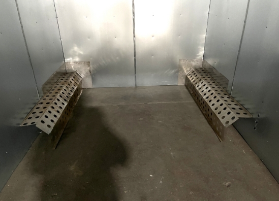 5' X 5' X 8' Gas Fired Industrial Powder Coat Curing Oven - Creative Coating Solutions