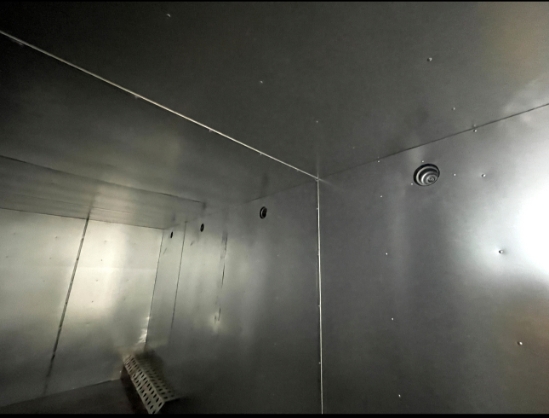 5' X 5' X 8' Gas Fired Industrial Powder Coat Curing Oven - Creative Coating Solutions