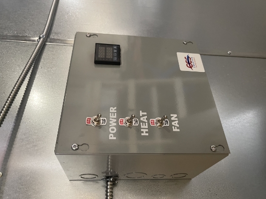 5' x 5' x 7' Electric Powder Coat Oven - Creative Coating Solutions