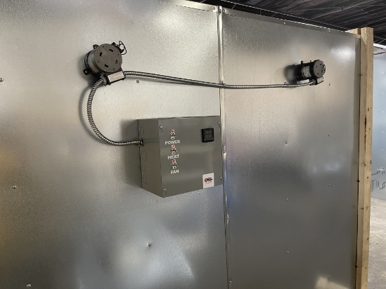 5' x 5' x 7' Electric Powder Coat Oven - Creative Coating Solutions