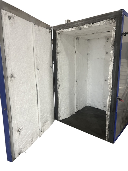 5’ x 5’ x 8’ Gas Fired Burn Off Oven - Creative Coating Solutions