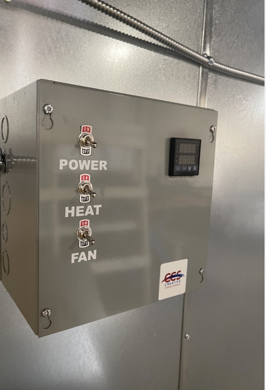 6' x 6' x 12' Electric Powder Coat Oven - Creative Coating Solutions