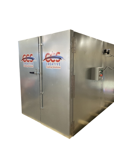 8' X 8' X 8' Gas Industrial Powder Coat Curing Oven 
