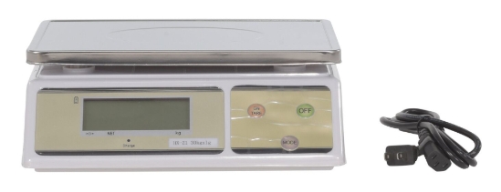 Aluminum/Stainless Steel Parts Scale 12 In. x 11 In. x 4-1/2 In. 66 Lb. Capacity 