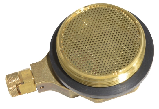 Brass horizontal drum vent for 30 and 55 gallon drums non-sparking