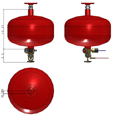 CFP 1700 Fire Suppression System Unit with Pressure Switch