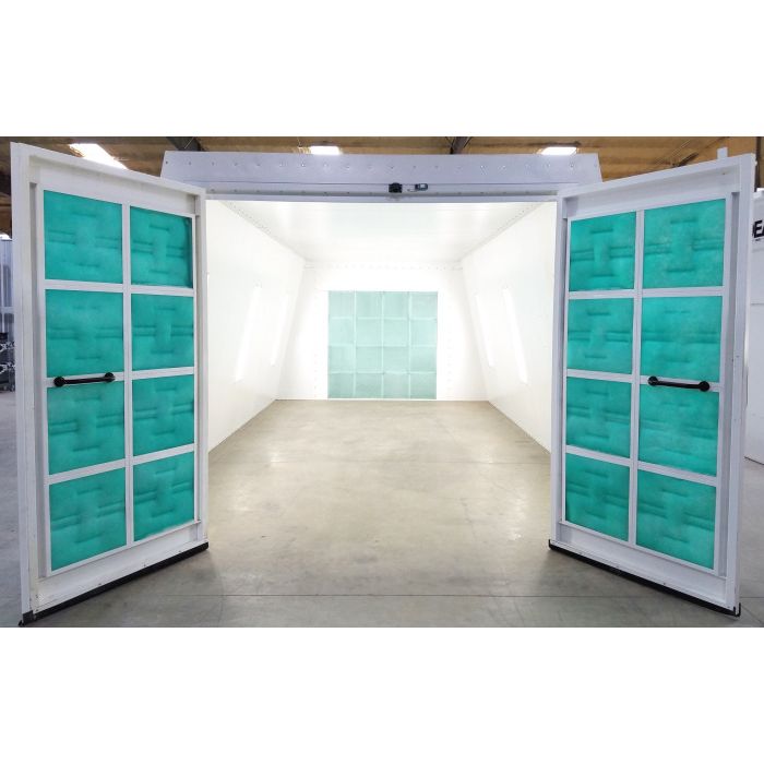 Commercial Cross Flow Draft Paint Spray Booth (1 Phase / 3 Phase) | Creative Coating Solutions