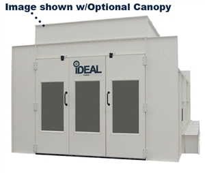 Commercial Side Downdraft Paint Booth 26L x 14W x 9H (1 Phase / 3 Phase) | Creative Coating Solutions