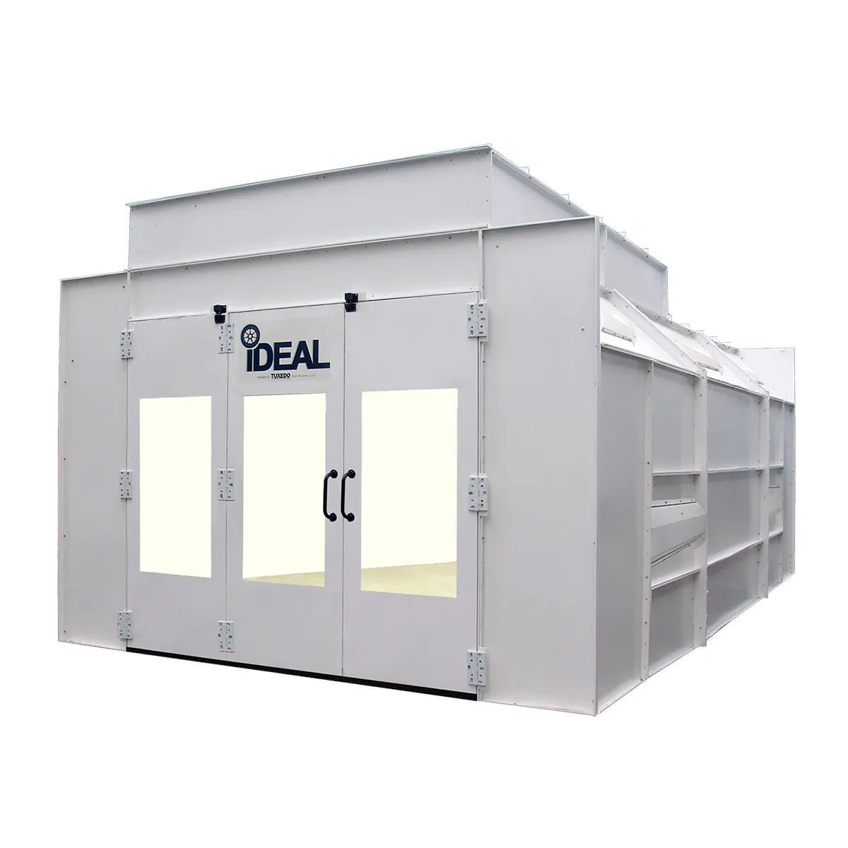 Commercial Semi Down Draft Paint Spray Booth (1 Phase / 3 Phase) | Creative Coating Solutions