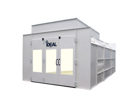 Commercial Semi Down Draft Paint Spray Booth (1 Phase / 3 Phase) | Creative Coating Solutions