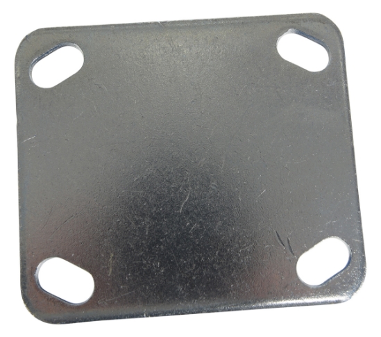 Elastic rubber rigid caster 6 inch diameter 2 inch width 770 lb capacity blue comfort plus