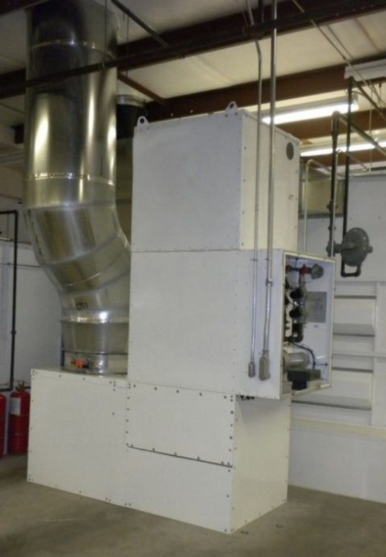 Gas Paint Booth Heater / Air Makeup Unit (1-Phase) | Creative Coating Solutions