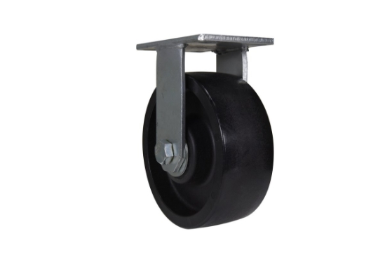 RollX glass filled nylon rigid caster 8 inch x 3 inch 3500 lb capacity non-marking black