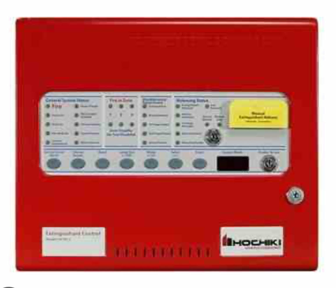 HCVR-3 conventional releasing fire alarm control panel 3 zone 115 volt Hochiki
