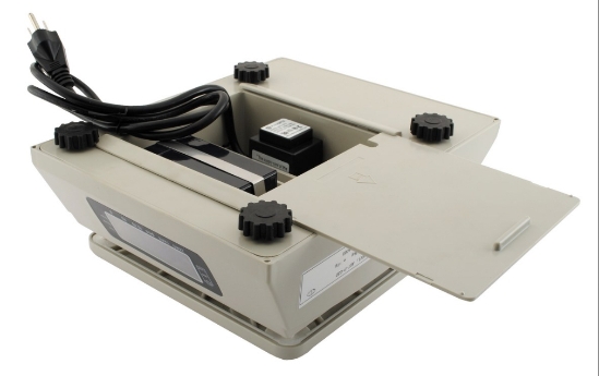 Plastic parts counting scale 66 lb capacity with stainless steel weighing pan and digital display