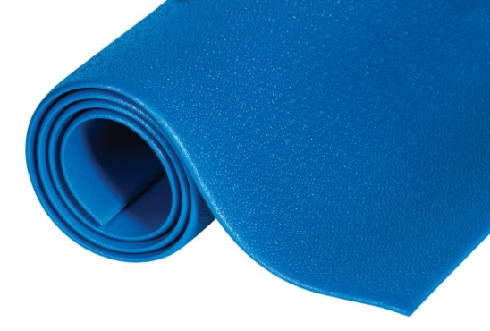 Rubber Comfort King Ergonomic Matting 36" x 60"  Blue - Creative Coating Solutions