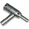 Siphon head with 1/4 inch steel nozzle and 1/8 inch air jet for ALC siphon guns