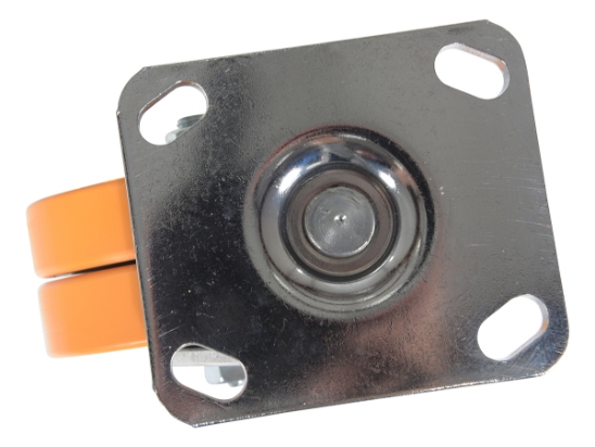 Sirius polyurethane dual swivel caster 4 inch 2 inch 1000 lb capacity non-marking