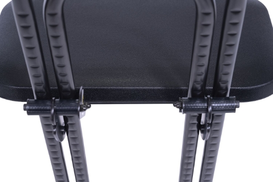 Steel Adjustable Height Ergonomic Worker Chairs 18 In. to 31.9 In. 220 Lb. Capacity