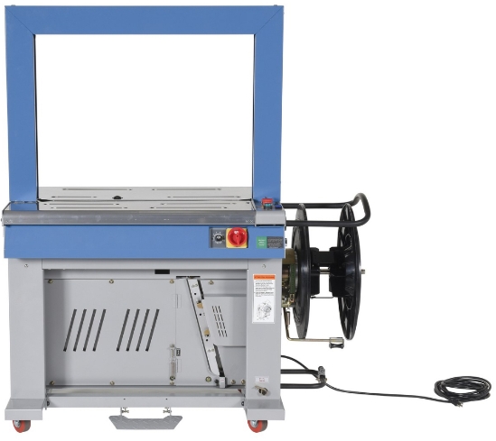 Steel automatic high speed strapping machine 23 x 48 x 58 inch for packaging operations