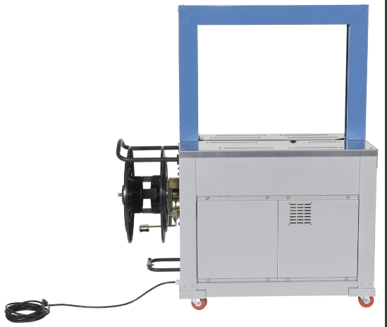Steel automatic high speed strapping machine 23 x 48 x 58 inch for packaging operations