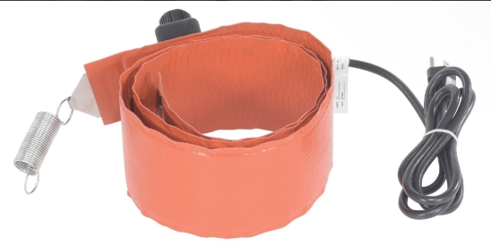 Steel drum heater band-style for 55 gallon drums thermostat controlled