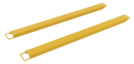 Steel high strength fork extensions 6 inch by 72 inch 4000 lb capacity
