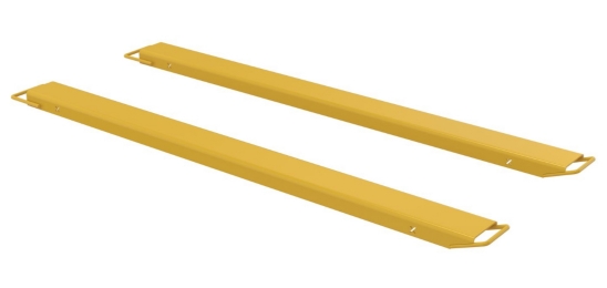 Steel high strength fork extensions 6 x 96 inch 4000 lb capacity powder coated with handle