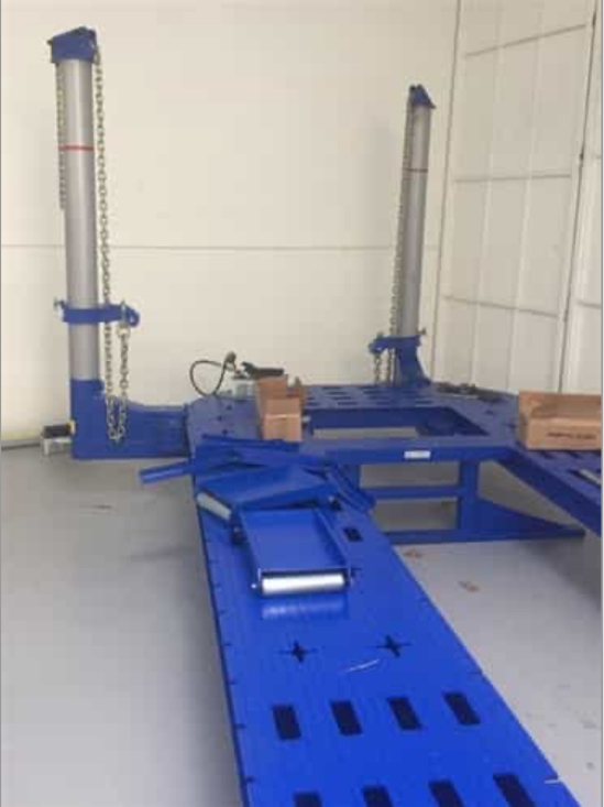 Steel Platform Frame Straightener - Creative Coating Solutions
