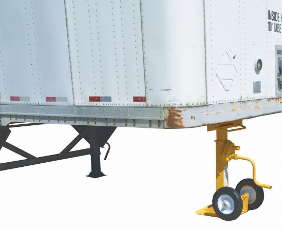 Steel Stabilizing Jack with Pneumatic Wheels 50000 Lb. Capacity