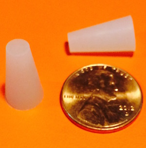 STS0343x0625-U Tapered Silicone Plugs