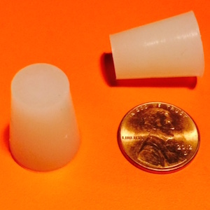 STS0375x0500-L Tapered Silicone Plugs