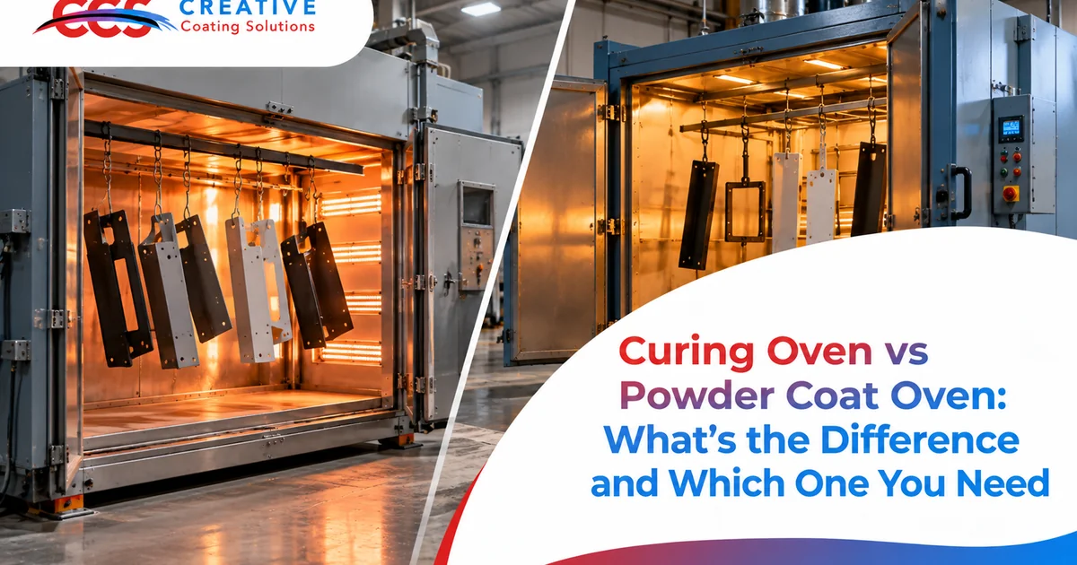Curing Oven vs Powder Coat Oven: Which One Do You Need?