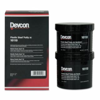 Plastic Steel Putty A 1 lb kit metal filled epoxy hardener and resin for metal repair