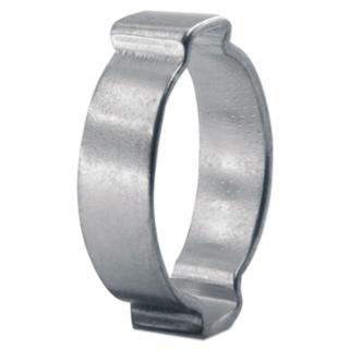  2-Ear Zinc-Plated Hose Clamp, 5/8 in OD, 0.591 in to 0.709 in dia, 0.315 in W, Steel (100ct)
