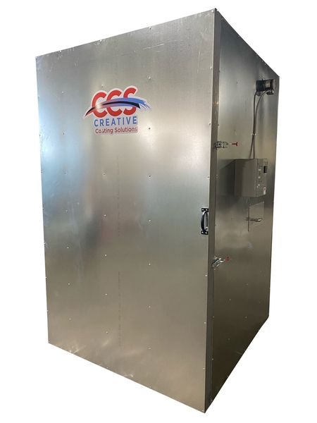 5'x5'x8' Gas Industrial Powder Coat Curing Oven - Production Ready - Creative Coating Solutions