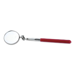 Telescoping inspection mirror 2-1/4 inch round with extendable handle for hard to reach areas
