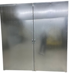 6 x 6 x 16 Gas Powder Coat Curing Oven - Welded Tube Steel Frame
